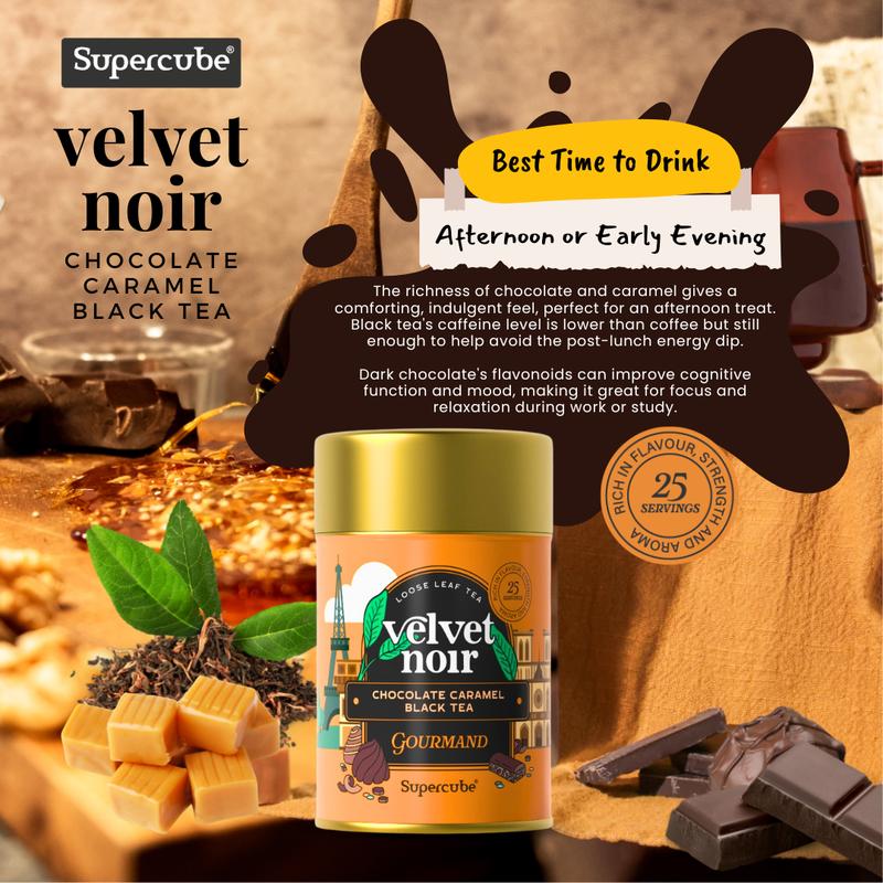 Chocolate Caramel Black Tea - Velvet Noir